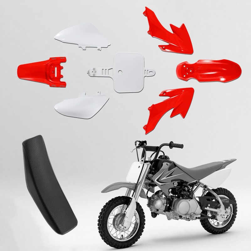 ABS Plastics Kit with High Elasticity Tall Seat, Pit Dirt