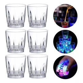Lecute 24 Vaso Tequilero Caballito Luminoso Luz Led Bar Fiesta Shot