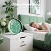 VIKMARI Wall Clock, Small 20 cm, Modern Blue Silent Analogue
