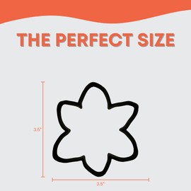 Daffodil Flower Cookie Cutter with Easy to Push Design (3.5 inch)
