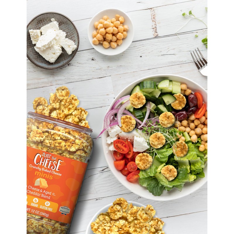 Just the Cheese Minis – Cheese & Aged Cheddar Blend