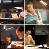 LED Desk Lamp, Double Head Desk Light with USB Charging