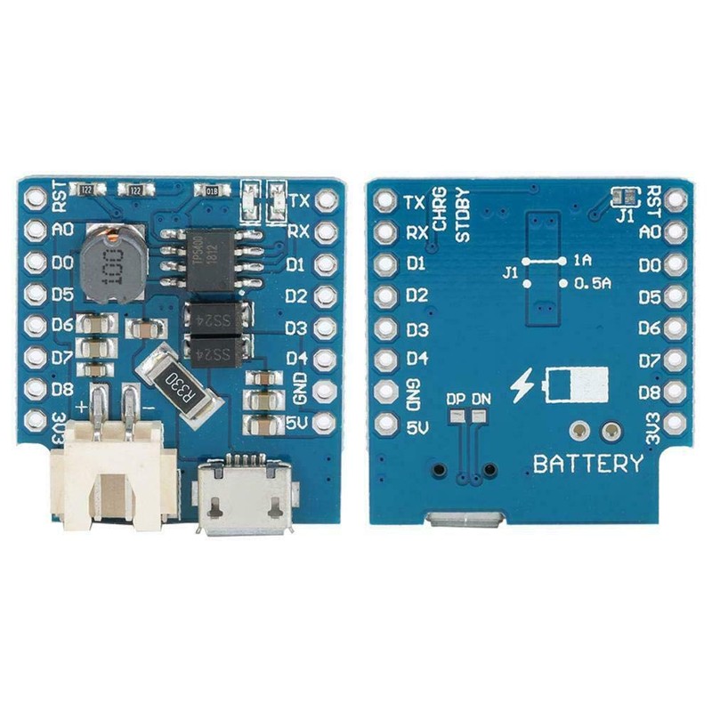 Gump's grocery Battery Shield for WeMos D1 Mini Single Lithium