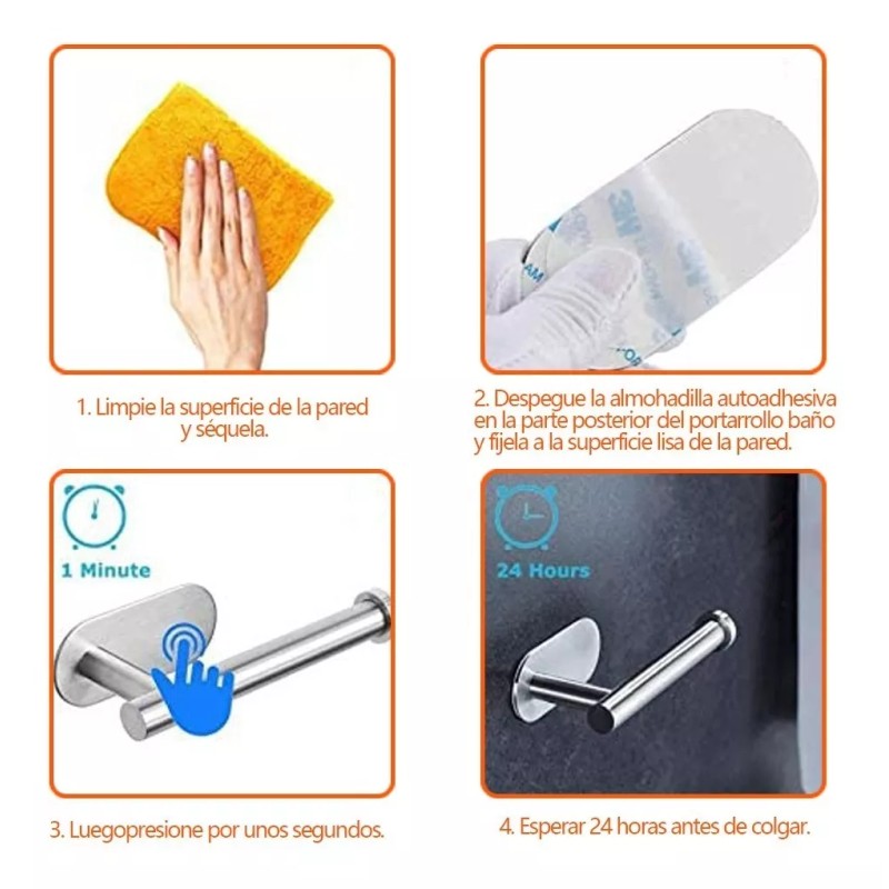 Accesorios de baño 304 Acero Inoxidable Soporte Para Papel De