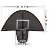 Trampoline Basketball Hoop, Lightweight Universal Board with 2 Pcs Mini