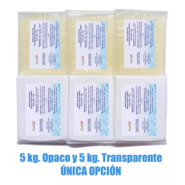Productos Naturaly 10 Kg Jabon De Glicerina Climas Calidos Opaco Y Transparente