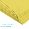 sourcing map 25 Sheets Origami Paper Double Sided Lemon Yellow
