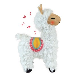 Jemini 023782 Lola Le Lama 26 cm Musical and Luminous Blade Plush Toy with Music and Light, White