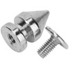 20 Piezas Punk Cone Spikes Studs, Screwback Studs Remaches Metal
