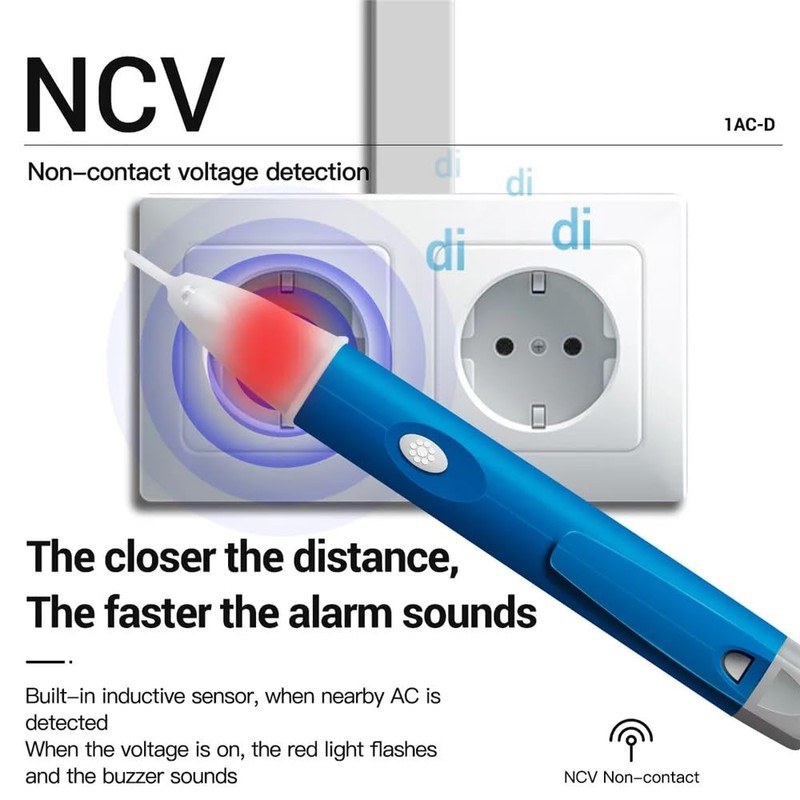DollaTek 2 x Non-Contact Voltage Tester Electric Voltage Tester Pen