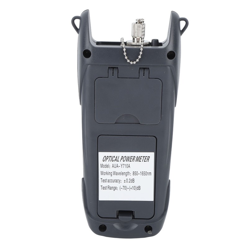 Optical Power Meter Optic Fiber Attenuation Tester with LED Lamp