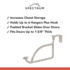 Spectrum Stratford Satin Nickel Over The Door Hook Valet for