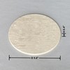 StonePlus Natural Round Marble Tray Matte Polishing Board Circular Plate