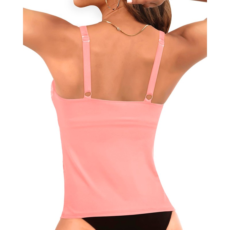 Yonique - Tankini para mujer, solo con control de barriga,