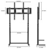 unho Universal Against The Wall TV Stand Floor: Free Standing