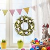 Simulation Easter Egg Wreath with Handmade Natural Plant Easter Decorations