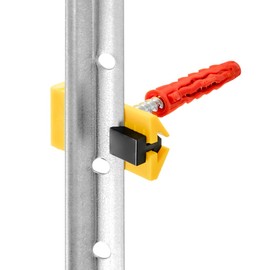 Mounting System for Plaster Strips Set Handles + Dowels 6 x 30/50 Stucco Strip Flush-Mounted Quick Plaster Profile Clips X100