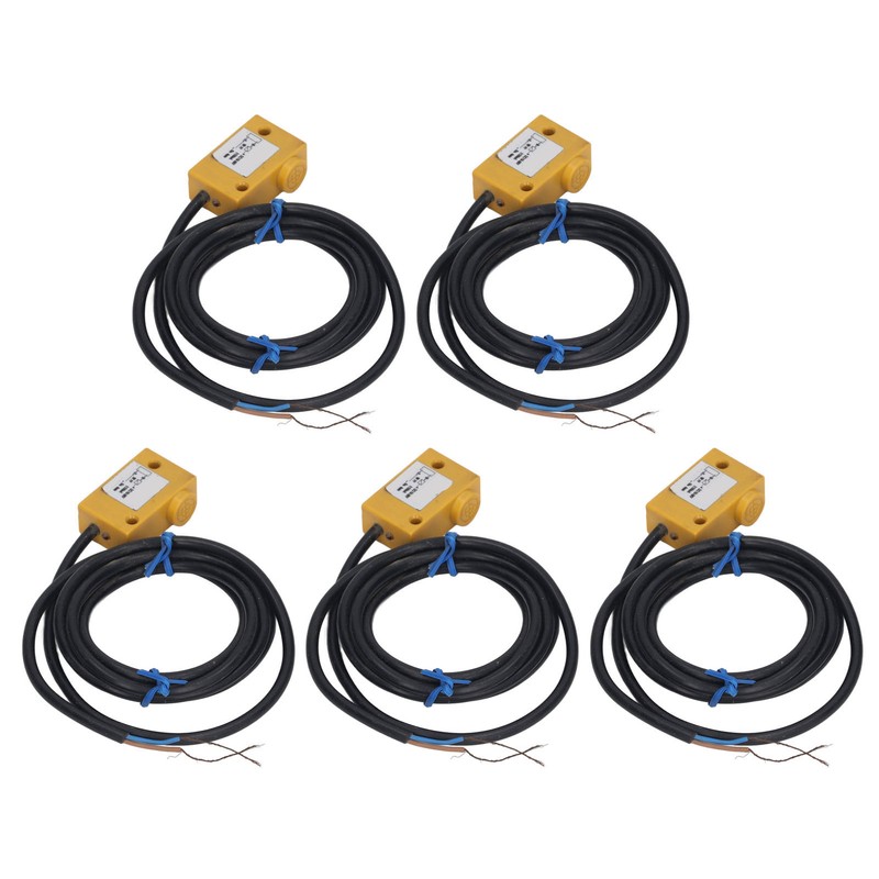 5PCS Inductive Proximity Switch 2 Lines Normally Open IP65 ABS