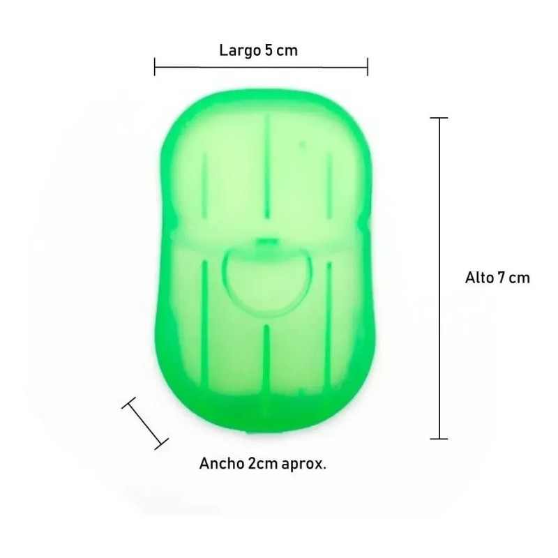 Vanella Paquete 25 Pz Jabón De Viaje Laminas De Papel