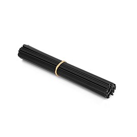 Ruimou 50pcs PP Plastic Welding Rods Length 7.9 Inch PP Welding Sticks for Car/Kayak Plastic Repair (Black)
