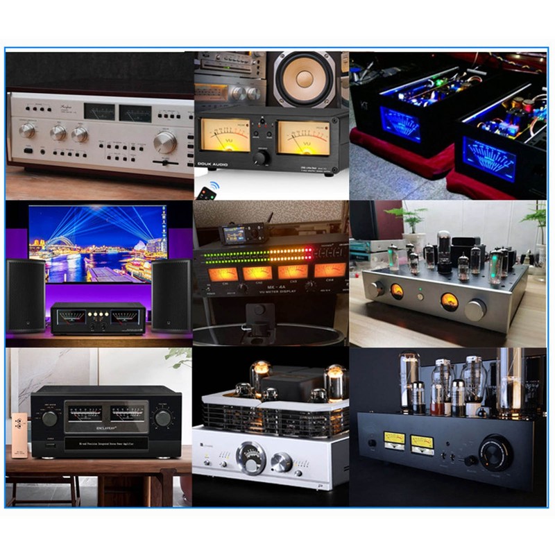 VU Panel Meter 500UA Warm Back Light Recording 5DB Drive