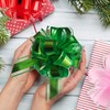 sxvblly 6 PCS Large Pull Bows 6 Inch Green Bows