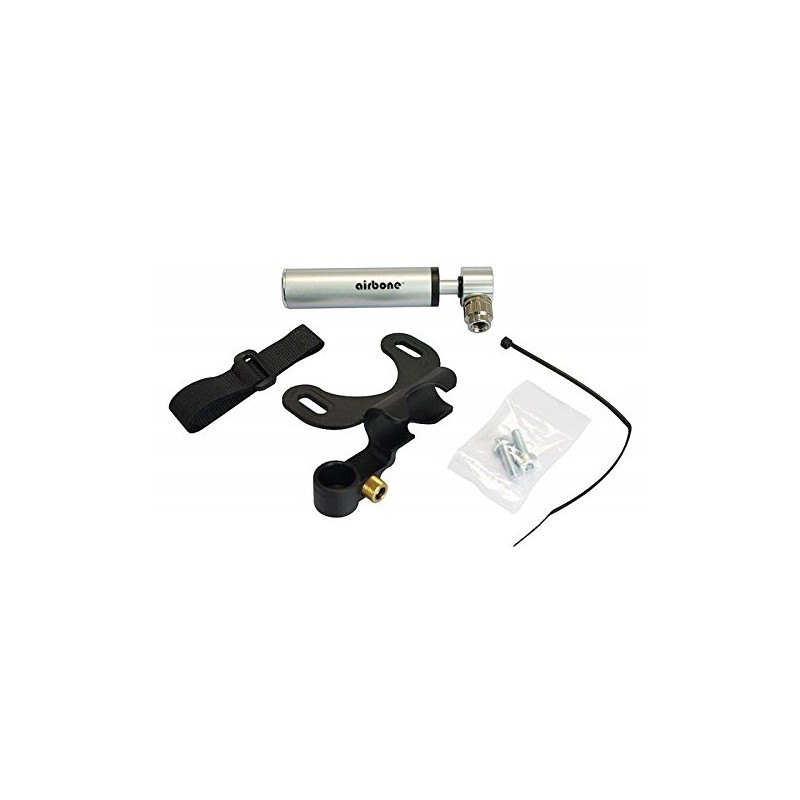 EyezOff Airbone ZT702 Supernova Ultra-Compact Bicycle Pump for Schrader/Presta (9.9cm)