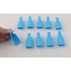 Onwon 10pc Professional Plastic Acrylic Nail Art Soak Off Cap