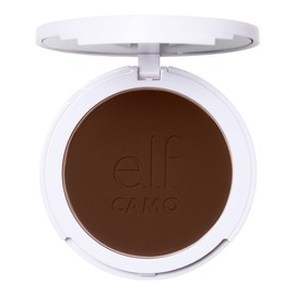 e.l.f. Camo Powder Foundation, Lightweight, Primer-Infused Buildable & Long-Lasting Medium-to-Full Coverage Foundation, Rich 640 W