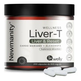 Suplemento Cápsula Newmanity Wellness Minerales Vitaminas Liver 800mg