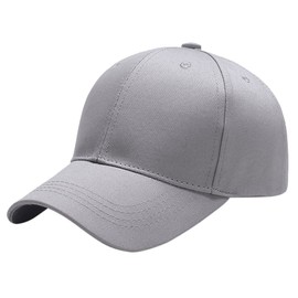 Breampot Baseball Cap for Men and Women, Unisex Cap, Adjustable Baseball Cap, Outdoor Baseball Cap, gray, Einheitsgröße