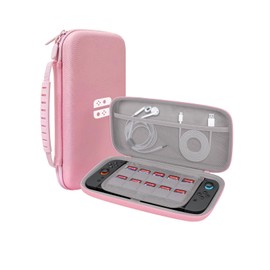 EFFIFLOW Carrying Case Compatible with Switch 2 (2025), Portable Hard Protective Travel Case with 10 Game Slots & Accessory Pocket, Cute Storage Bag for Switch 2 Console & Accessories (Pink)
