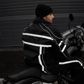 Milwaukee Leather Men's Motorcycle Riding Water Resistant Rain Suit - 5X-Large - 5X-Large