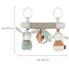Fehn Activity Trapeze Hanging with Sheep & Donkey Animal Pendants