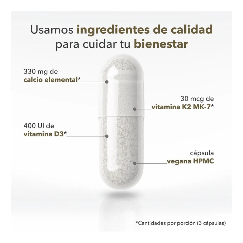 Citrato De Calcio De 150 Caps-530 Mg Vizana Nutrition