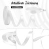 Gift Ribbon White, Satin Ribbon White 10 mm 23 m
