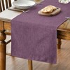 Artoid Mode Purple Table Runner, Seasonal Summer Washable Kitchen Dining