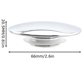 CChiai 2PCS Copper Basin Waste Pop Up Bathroom Sink Button 66mm Kitchen Sink Lift Plug Seal Cover Bathroom Sink Drain Plug Sink Button Click Plug For Bathtub Sink Washlet Sink