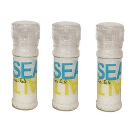 Spice Up Sea Salt Mill Included, 3.9 oz (110 g) x 3 Packs