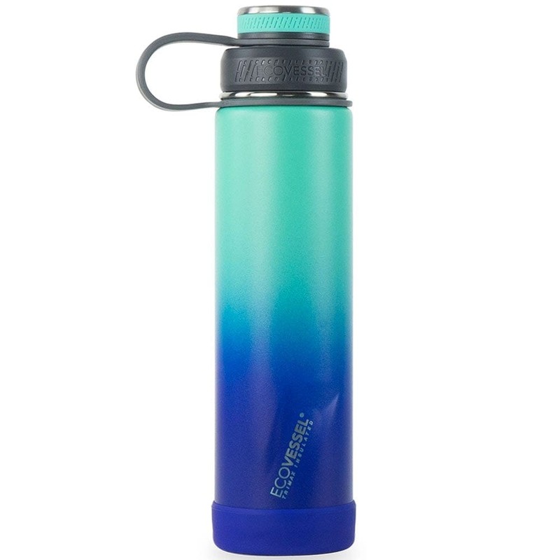 EcoVessel Boulder Triple Insulated Bottle 709ml, Black Shadow