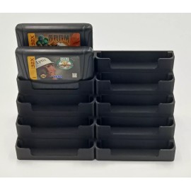 Sega Genesis 32X Display Stand Tower Holder Case - Holds 10 Games - 32X Only