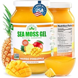 EverSmith Organics - Gel De Musgo Marino Irlandés Silvestre | | Rico En Vitaminas Y Minerales | Gel De Musgo Marino Crudo | Suplemento Nutricional | M