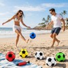 XLTXWD Inflatable Football, Footballs Multipack, Blow Up Football and Pump