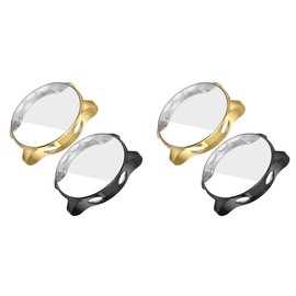 Gatuida 2sets Smart Watch Protective Cover for Watch Case Cover TPU Easy Access Anti-Fingerprint 2pcs*2