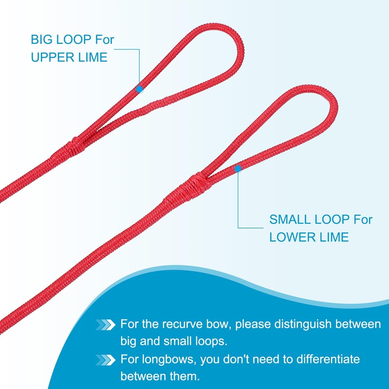 sourcing map Traditional Recurve Bow String Replacement AMO 58" in
