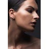 Minimalist Hoop Earrings Gold Plated Pearl Stud Earrings Small Hoop