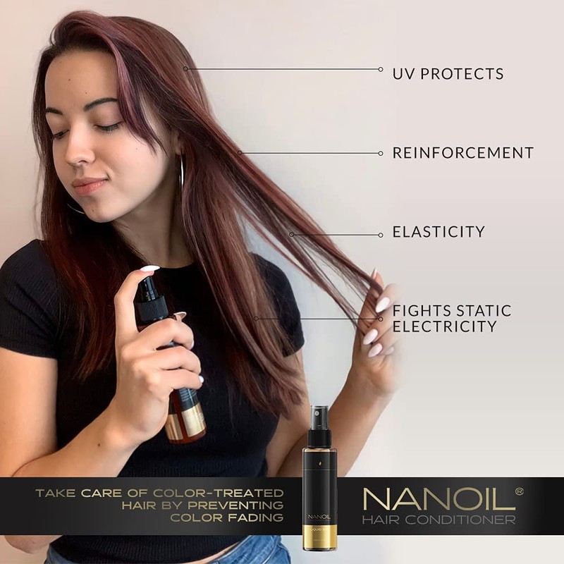 Nanoil Liquid Silk Hair Conditioner - Two Phase Hair Conditioner