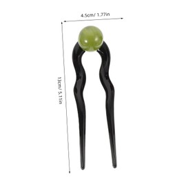 Minkissy 4pcs Vintage U-shaped Hairpins Bridal Wedding Hair Pins Accessories Pearl Hair Pins for Women Classic Bangs Hairstyle Hairpin