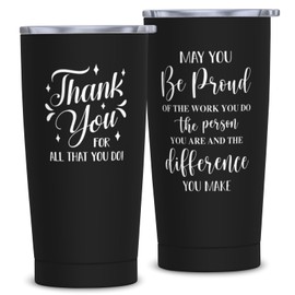 Cwutoba Employee Appreciation Gifts, Thank You Gifts for Men, Appreciation Gifts for Coworker, Gifts for Male Employees, Thank You Gifts for Volunteer Teacher Nurse 20oz Tumbler