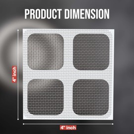 Generic Tress Trap - Disposable Drain Mesh Stickers, Hair Catcher for Bathroom & Bathtub - Sink Drain Strainer, Bathtub Hair Catcher for Drain, Easy to Use & Replace Shower Hair Drain Catcher (40)